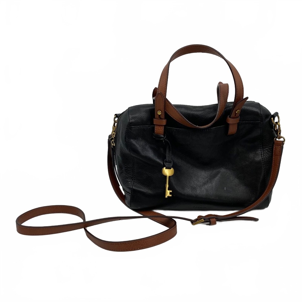 Fossil Crossbody Bag | OS Women's Black Leather